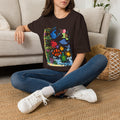 Ocean Vibes Graphic Tee, Sea Creature Art Shirt, Coastal Beach Aesthetic T-Shirt