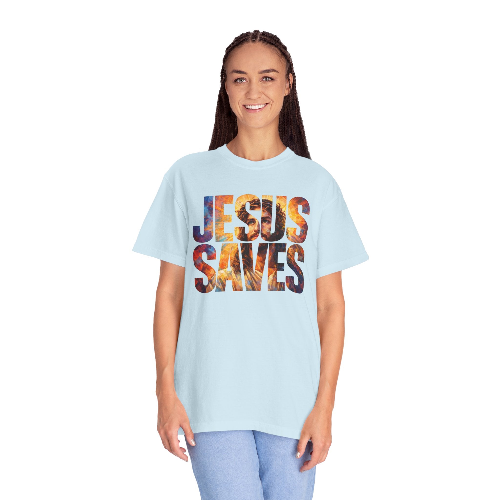 Jesus Saves T-Shirt — Christian Faith Graphic Tee