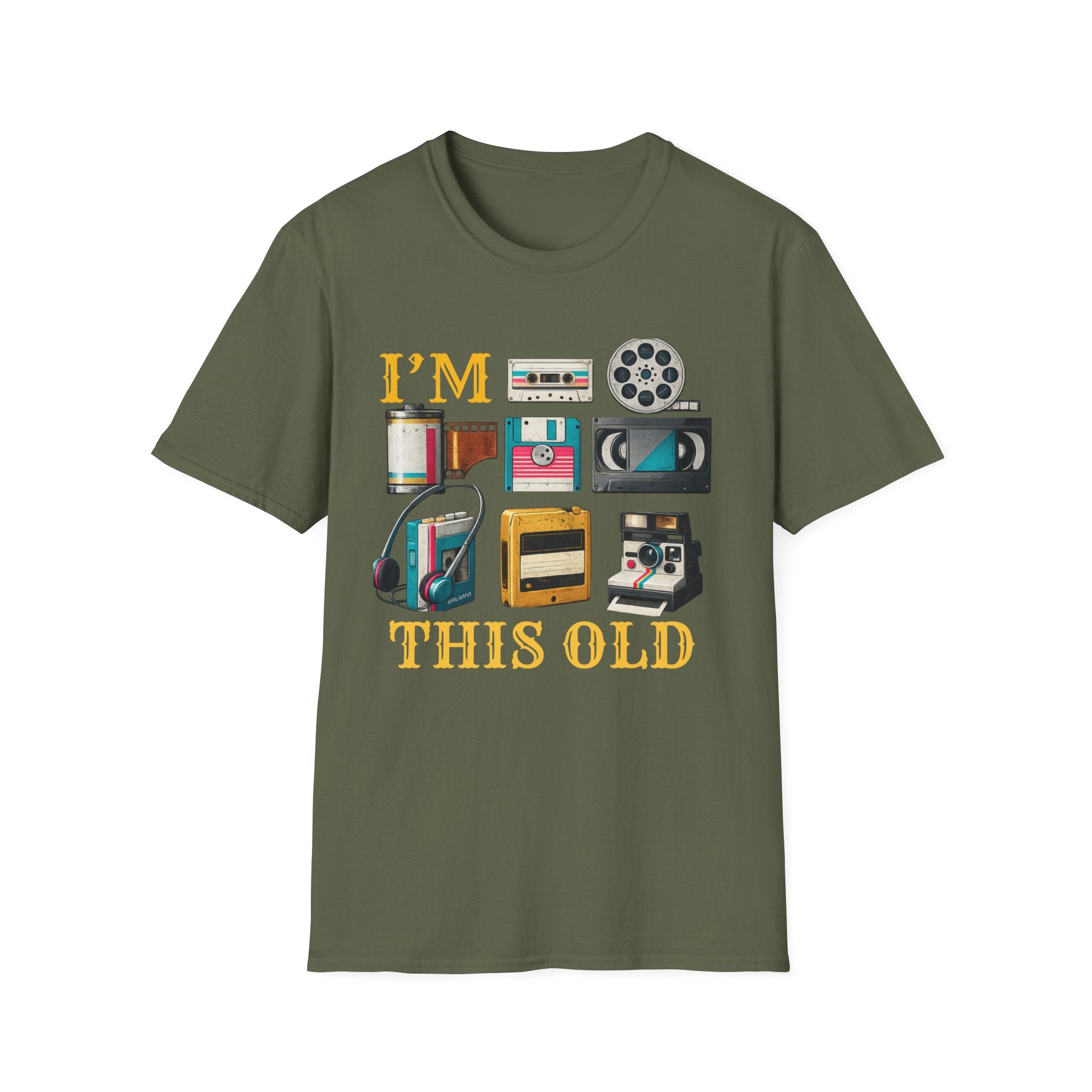 T-Shirt — “I’m This Old” Retro Vintage Tech Graphic Tee
