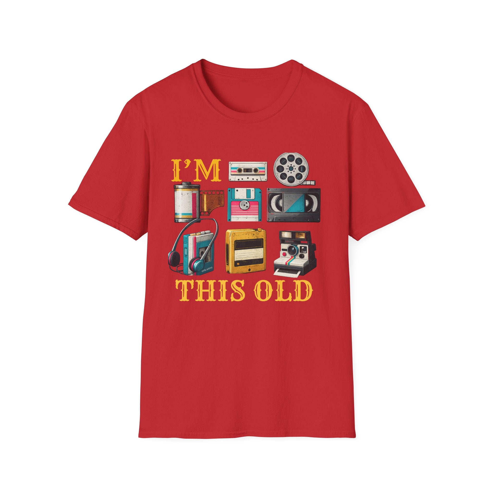 T-Shirt — “I’m This Old” Retro Vintage Tech Graphic Tee