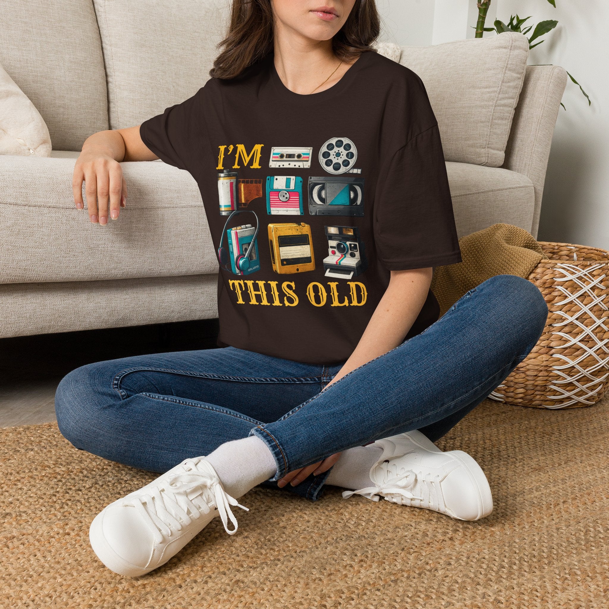 T-Shirt — “I’m This Old” Retro Vintage Tech Graphic Tee