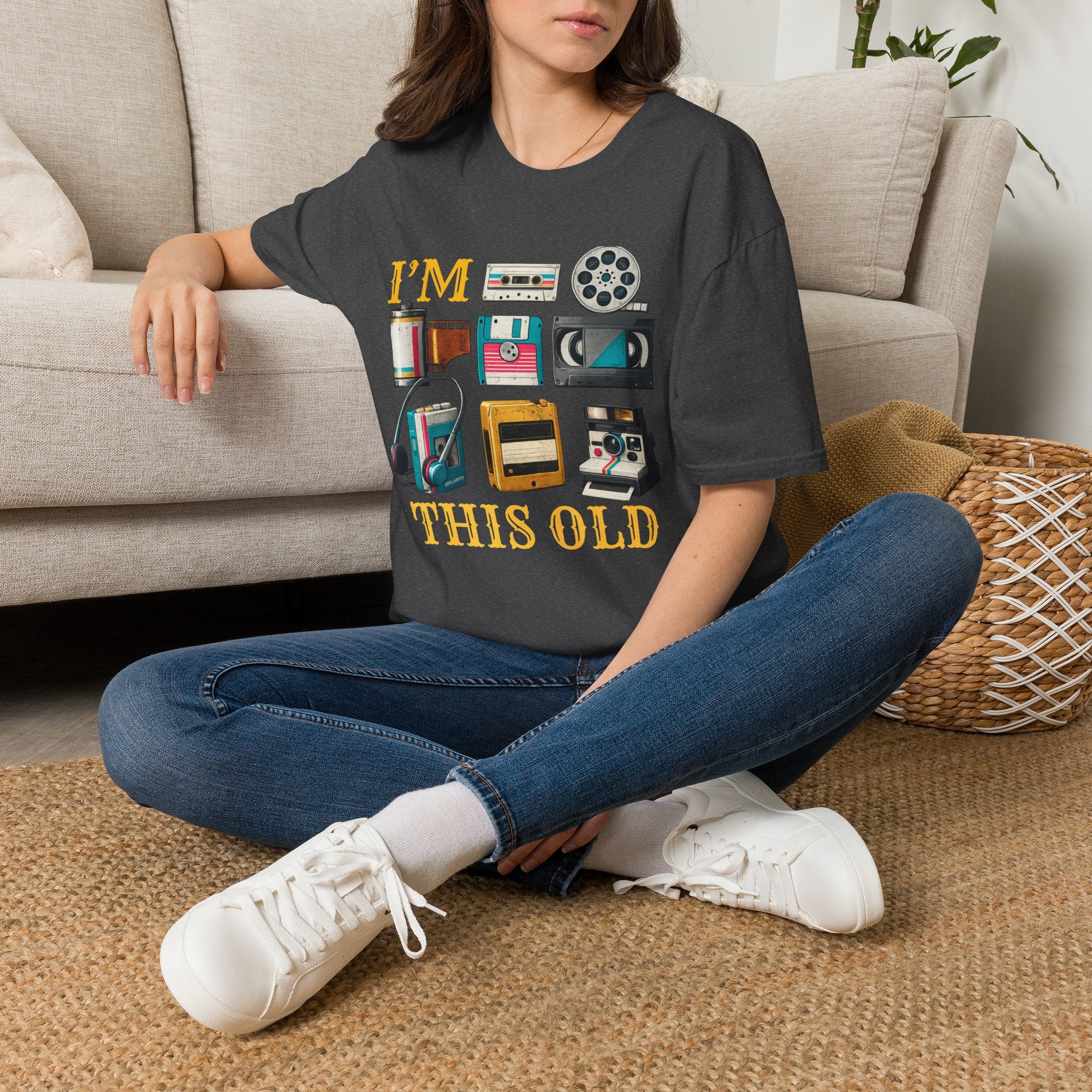 T-Shirt — “I’m This Old” Retro Vintage Tech Graphic Tee