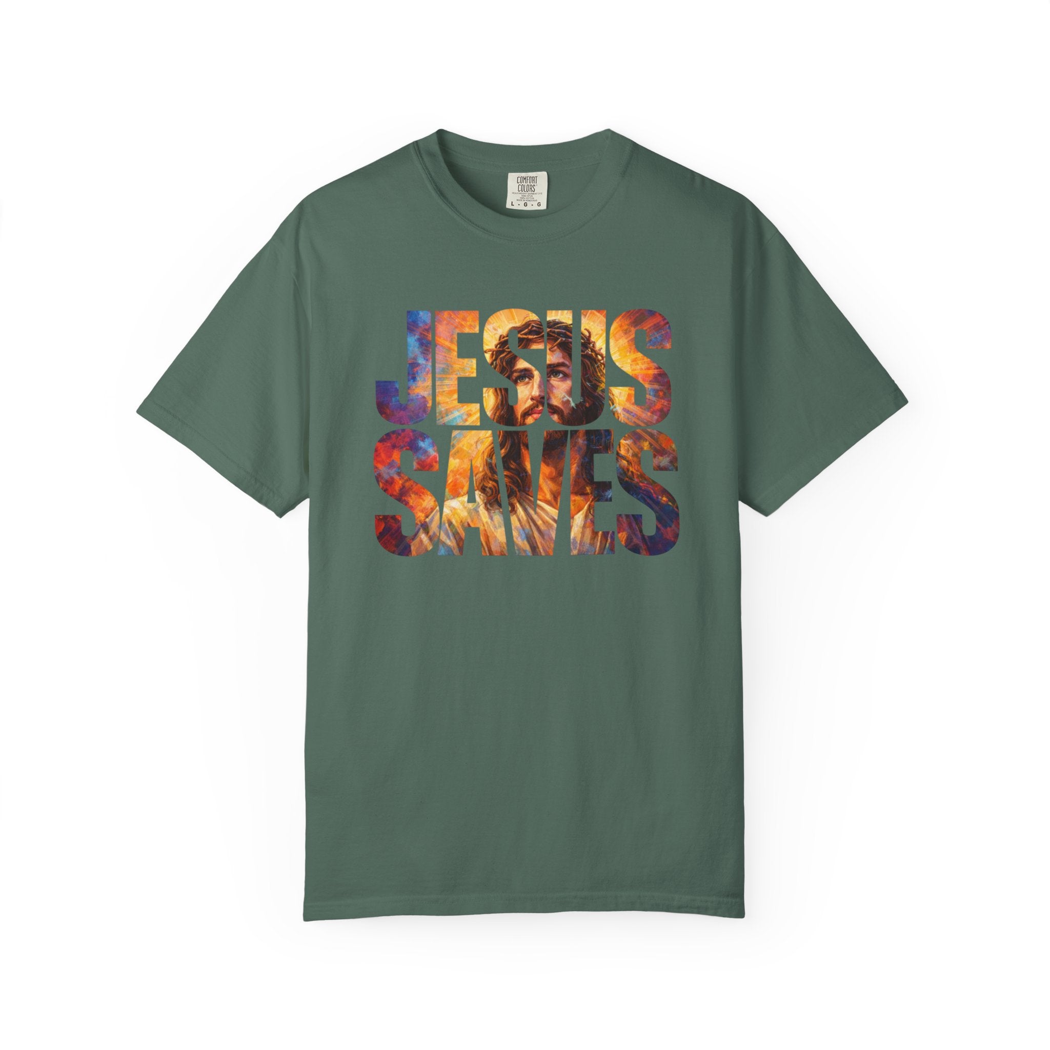 Jesus Saves T-Shirt — Christian Faith Graphic Tee