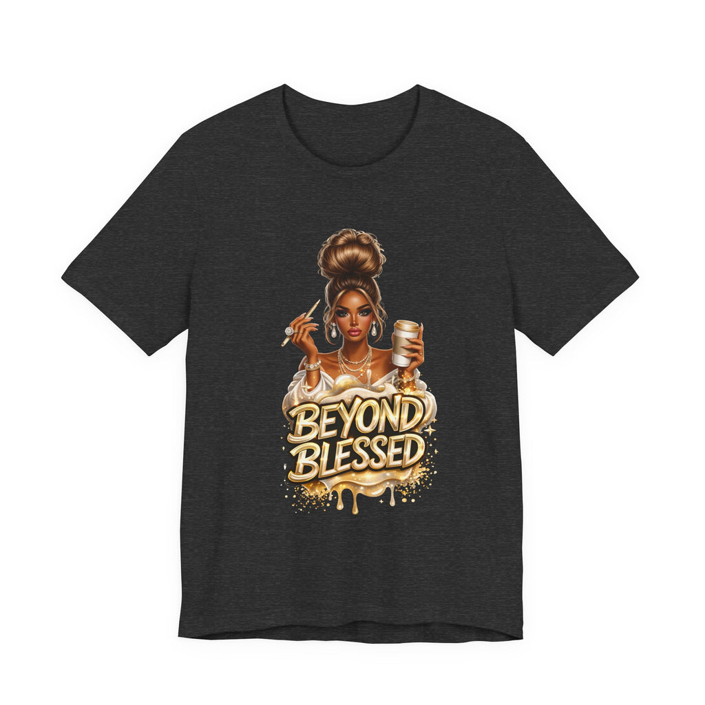 T-Shirt — "Beyond Blessed" Afro Chic Graphic Tee