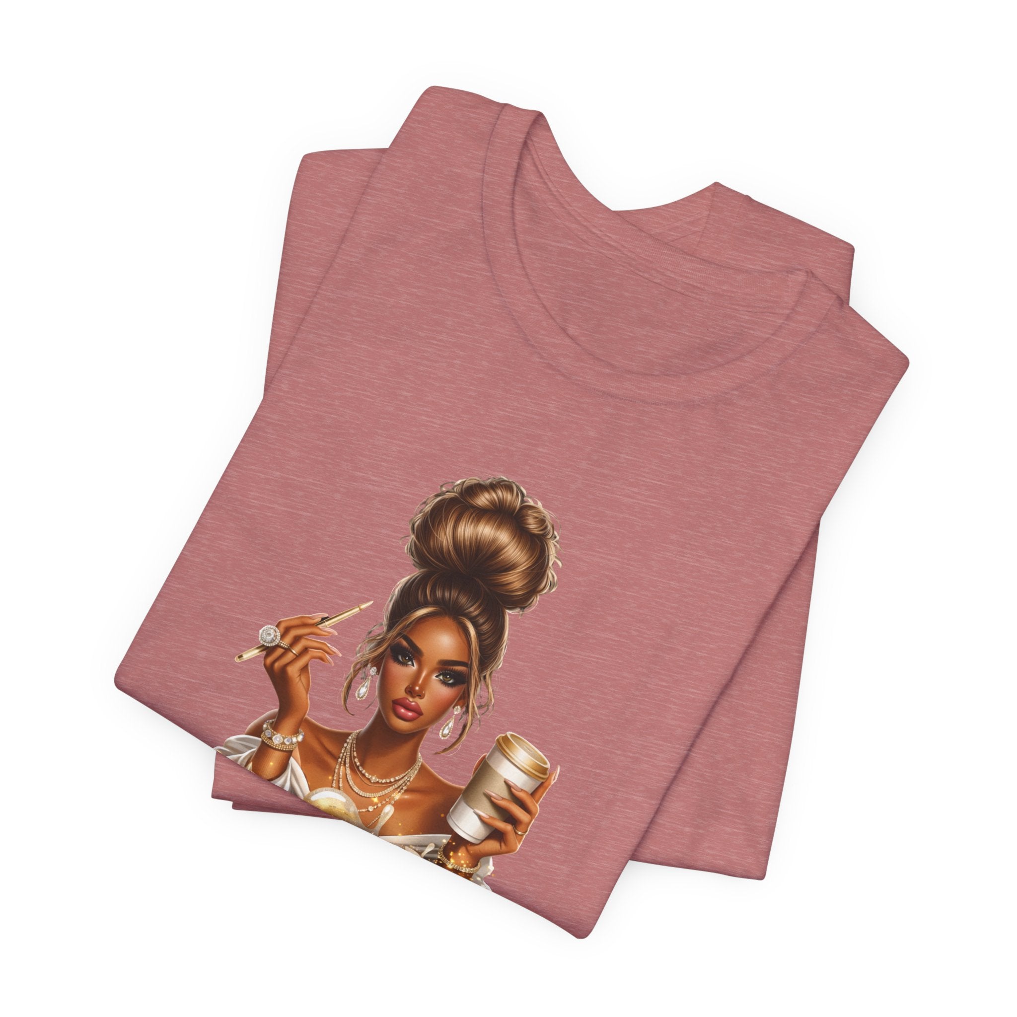 T-Shirt — "Beyond Blessed" Afro Chic Graphic Tee