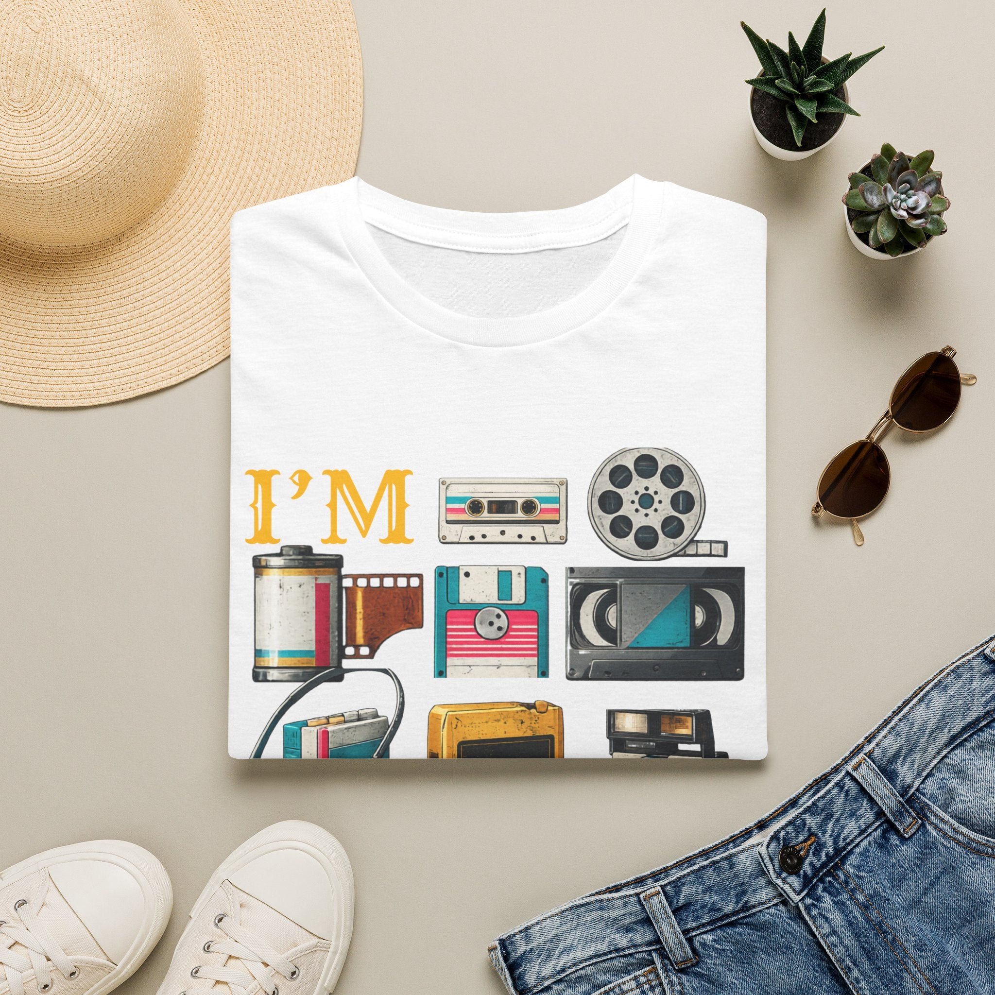 T-Shirt — “I’m This Old” Retro Vintage Tech Graphic Tee