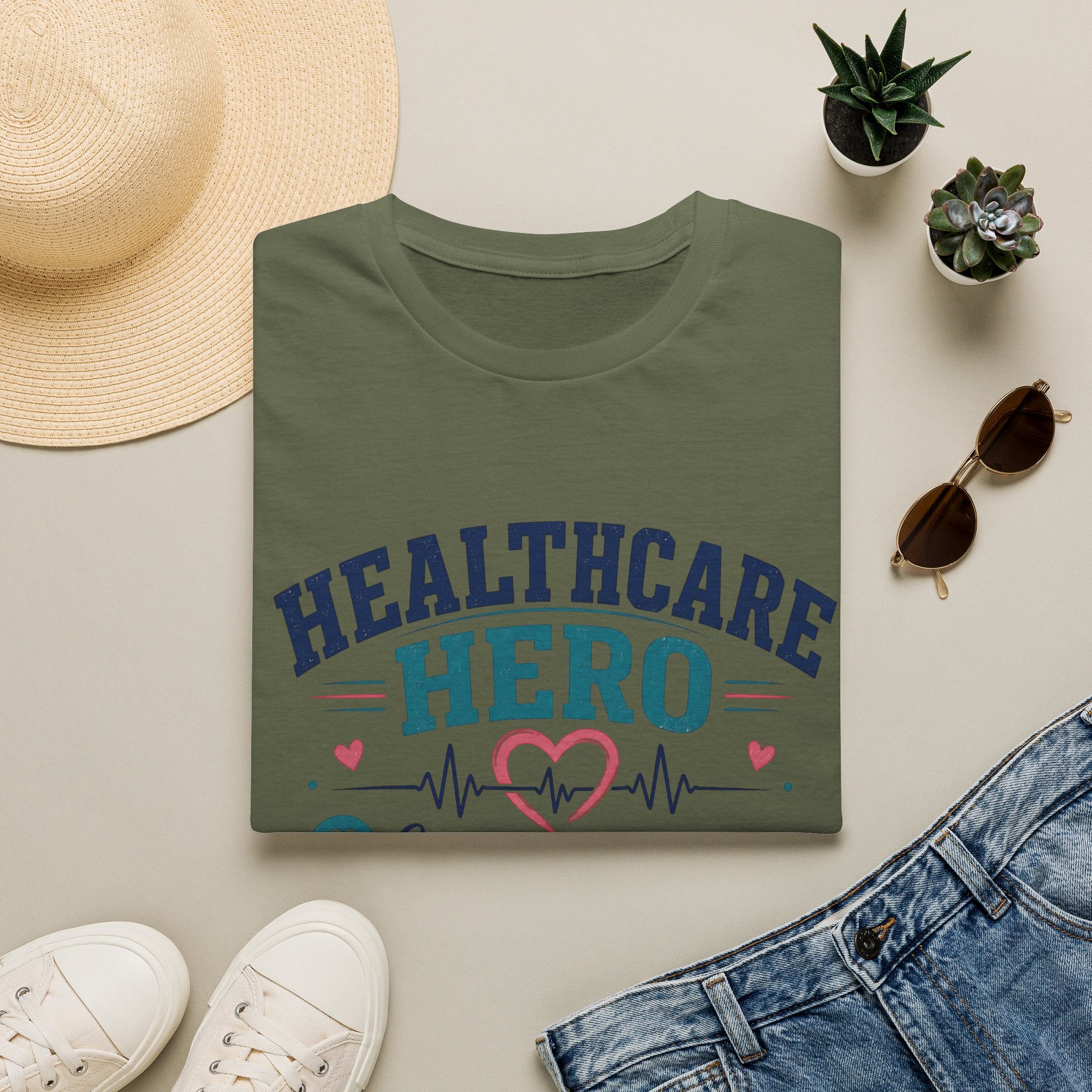 Healthcare Hero T-Shirt — Compassion, Strength & Hope Nurse Appreciation Tee