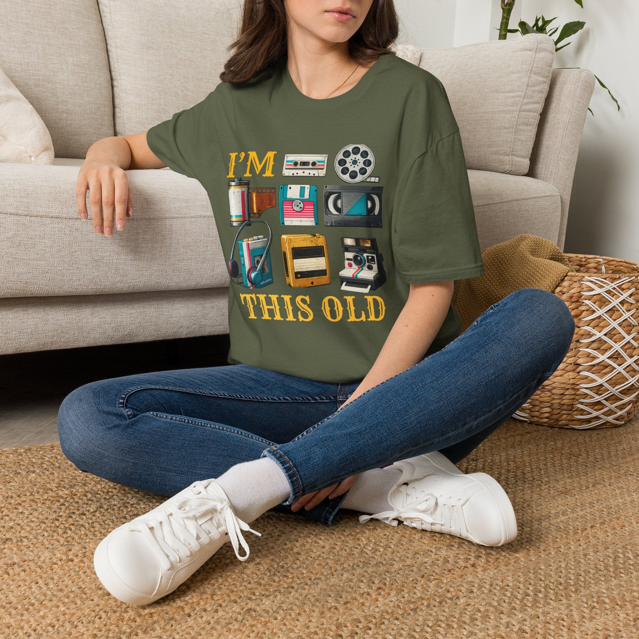 T-Shirt — “I’m This Old” Retro Vintage Tech Graphic Tee