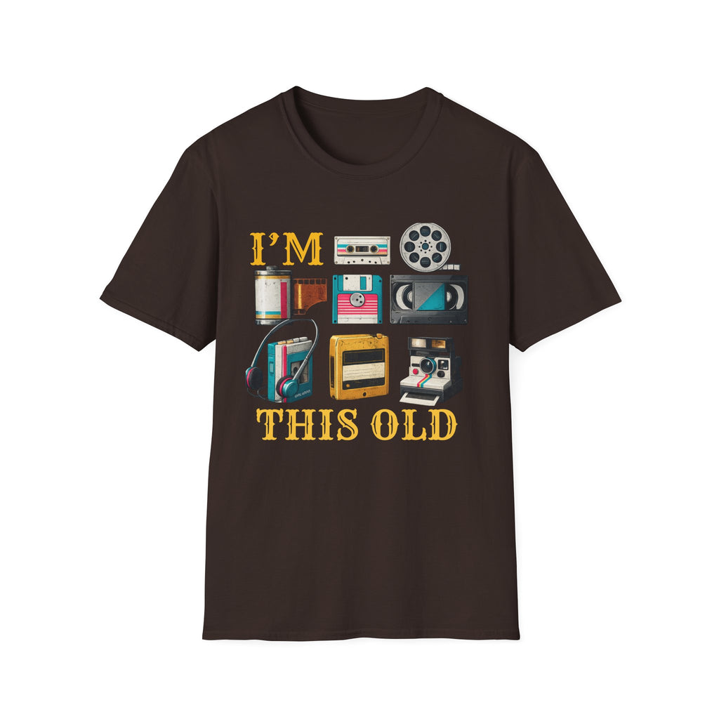 T-Shirt — “I’m This Old” Retro Vintage Tech Graphic Tee