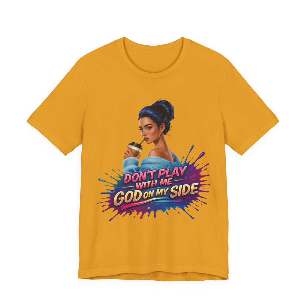 Faith Over Fear Shirt, God On My Side T Shirt, Christian Graphic Tee, Inspirational Faith Apparel