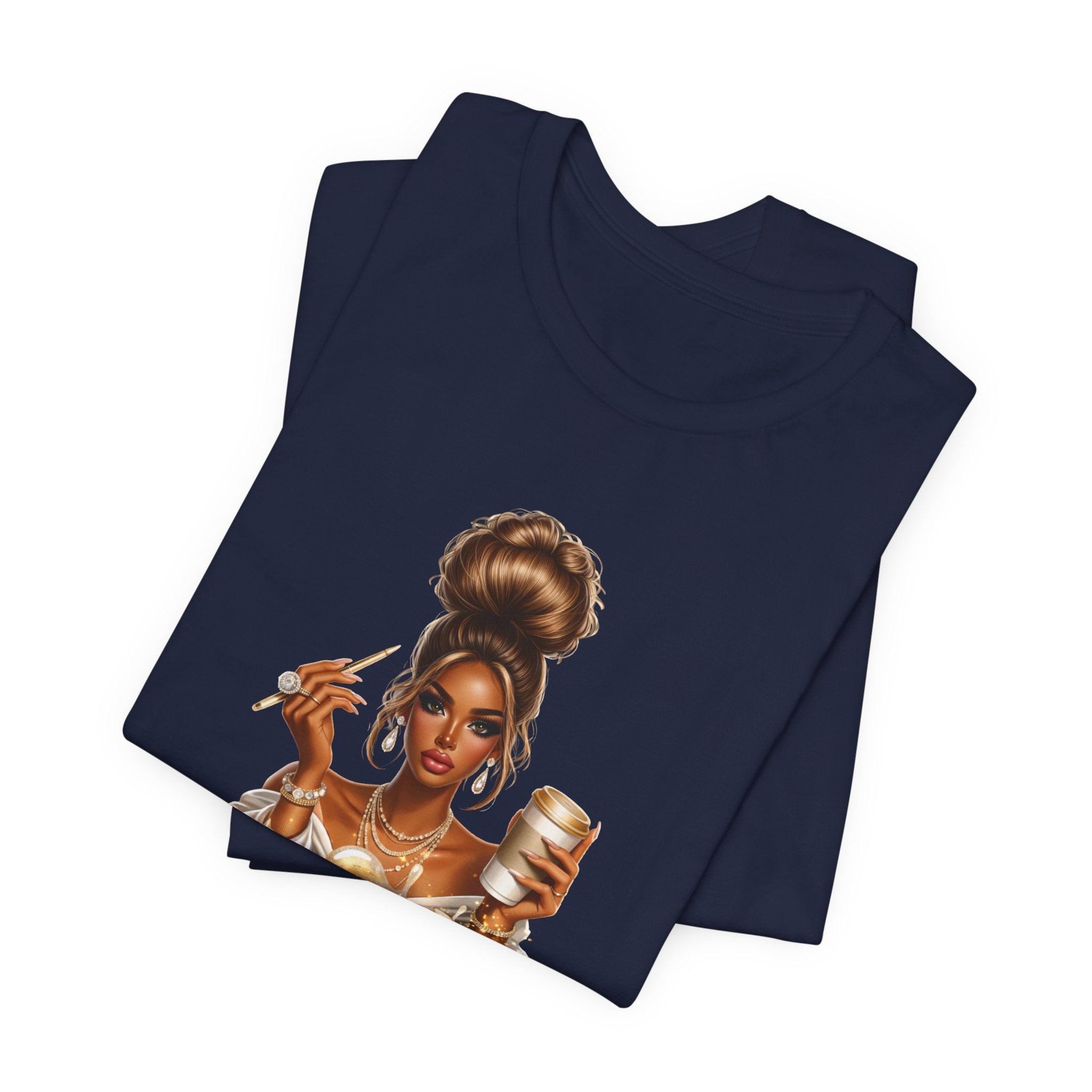 T-Shirt — "Beyond Blessed" Afro Chic Graphic Tee