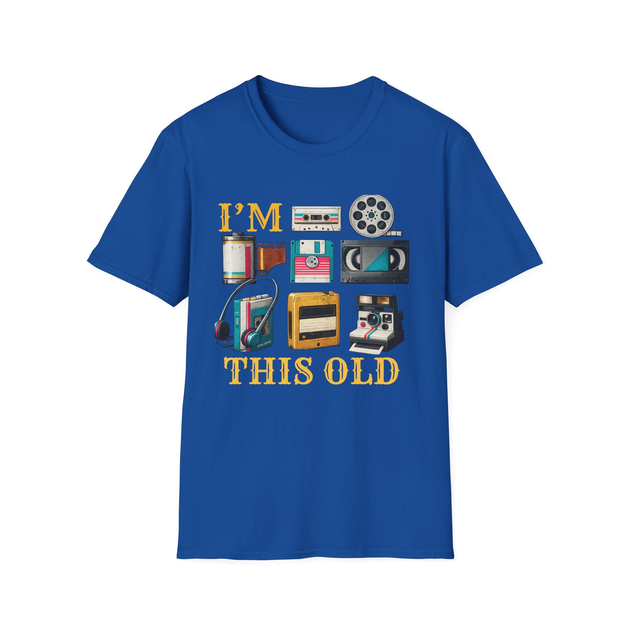 T-Shirt — “I’m This Old” Retro Vintage Tech Graphic Tee