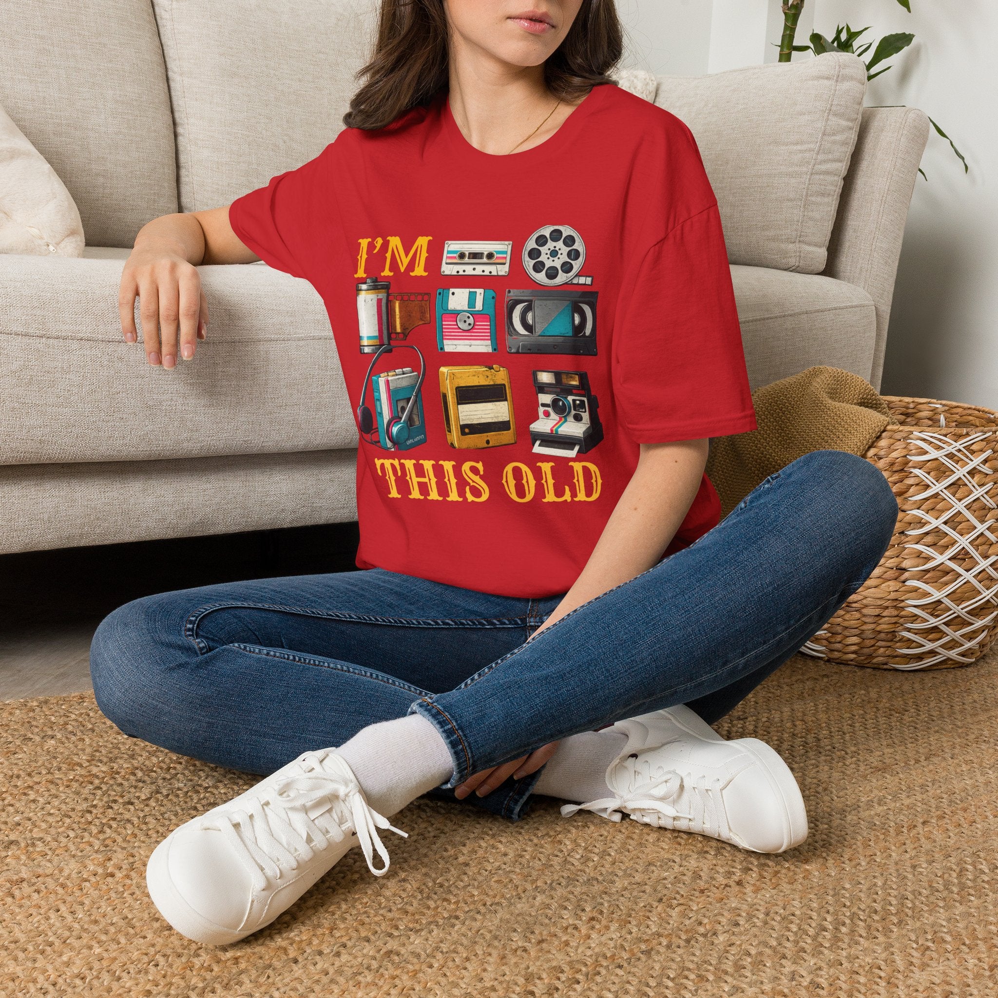 T-Shirt — “I’m This Old” Retro Vintage Tech Graphic Tee
