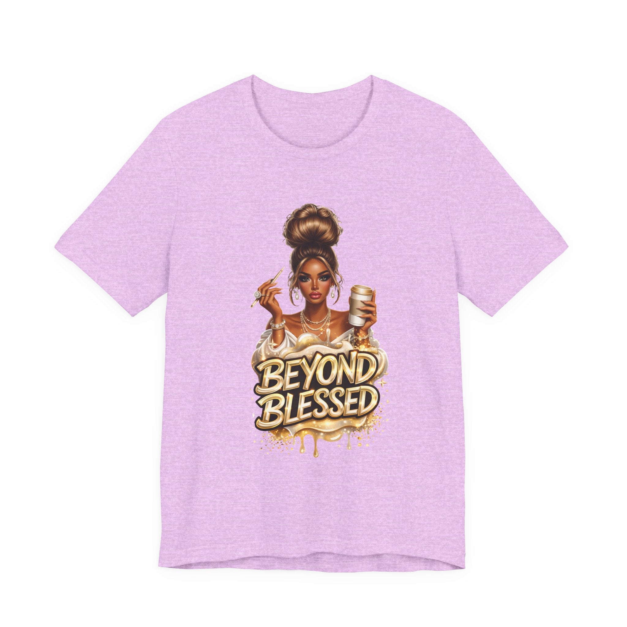 T-Shirt — "Beyond Blessed" Afro Chic Graphic Tee