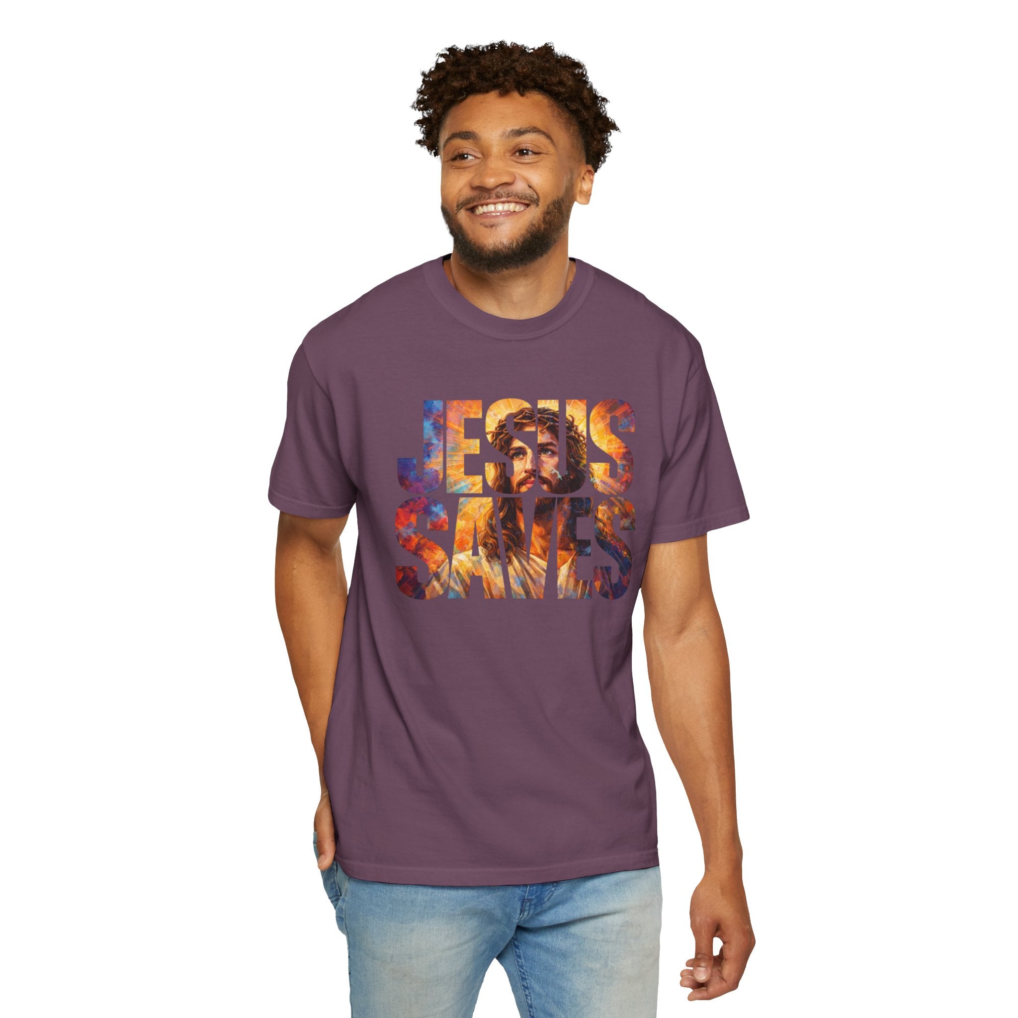 Jesus Saves T-Shirt — Christian Faith Graphic Tee