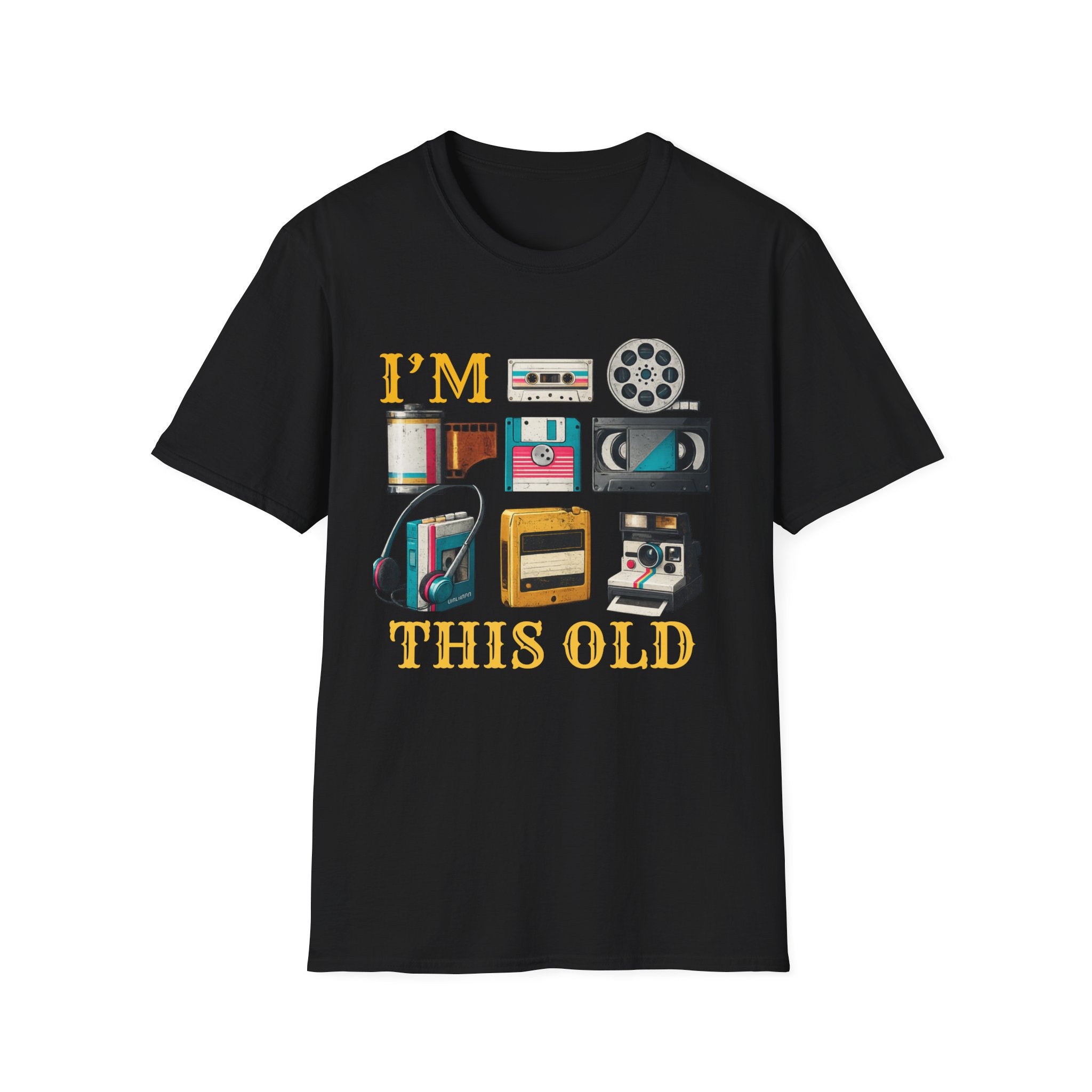 T-Shirt — “I’m This Old” Retro Vintage Tech Graphic Tee