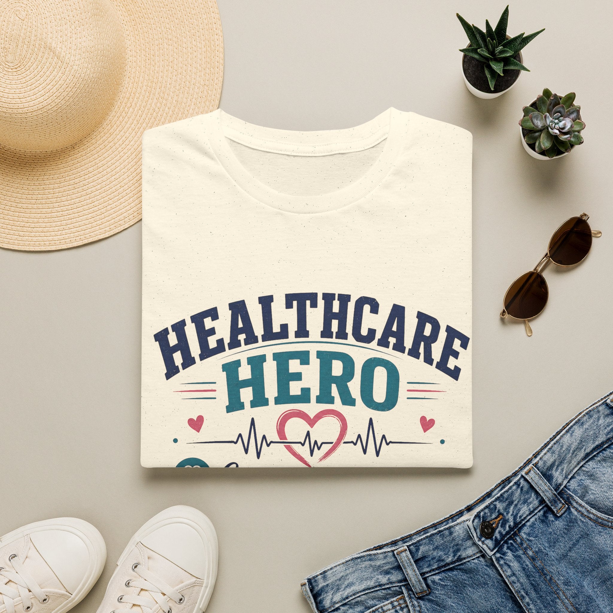 Healthcare Hero T-Shirt — Compassion, Strength & Hope Nurse Appreciation Tee