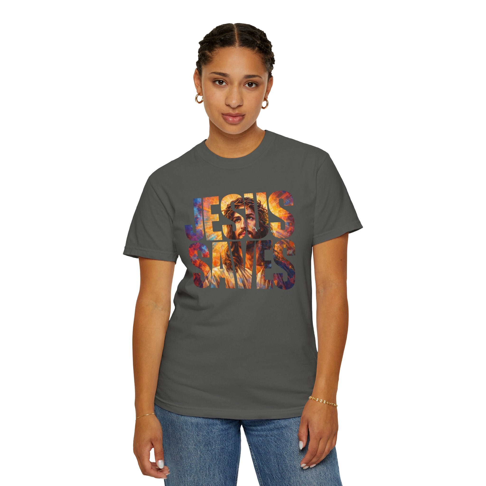 Jesus Saves T-Shirt — Christian Faith Graphic Tee