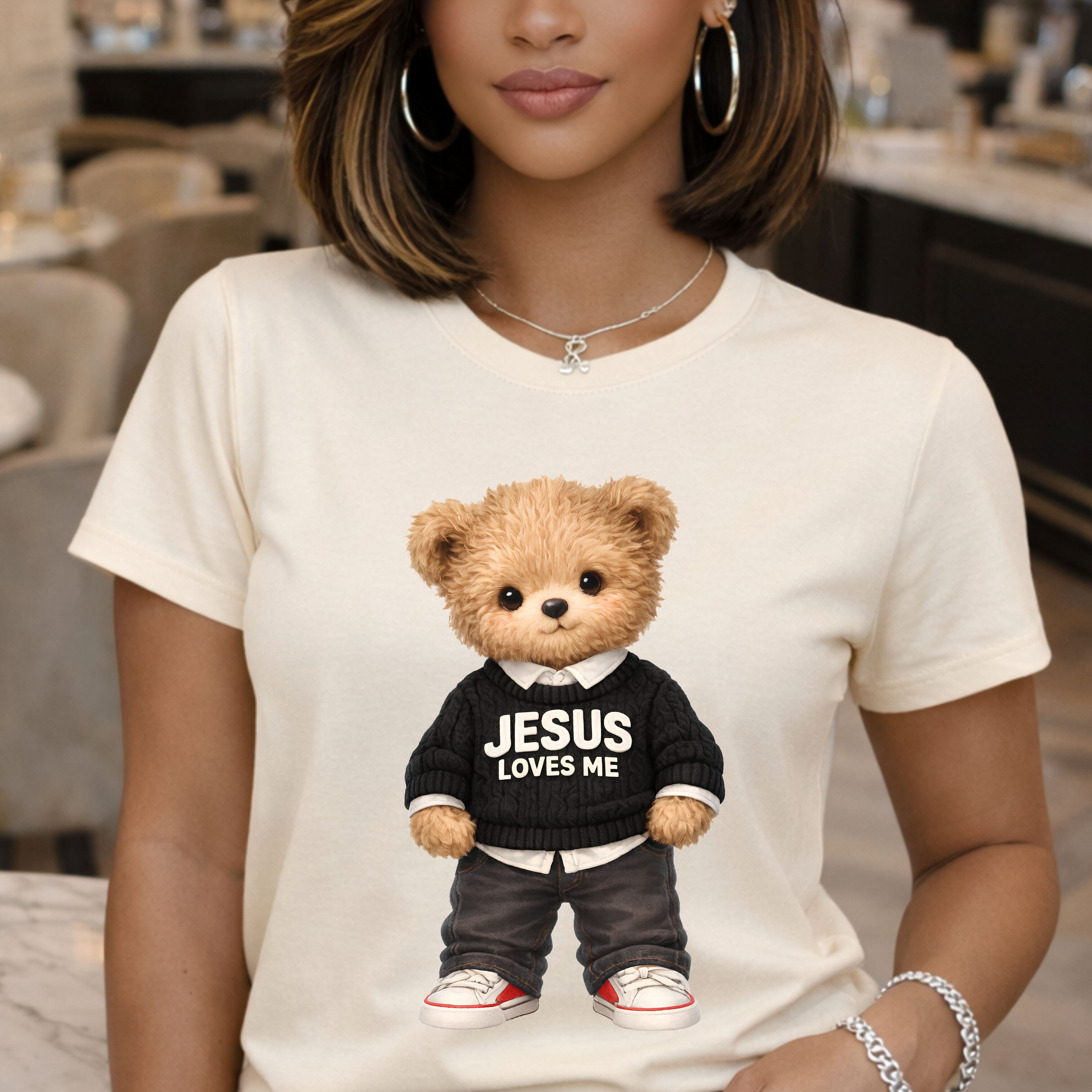 Jesus Loves Me Teddy T-Shirt