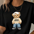T-Shirt — Cute Teddy 'Jesus Loves Me' Graphic Tee