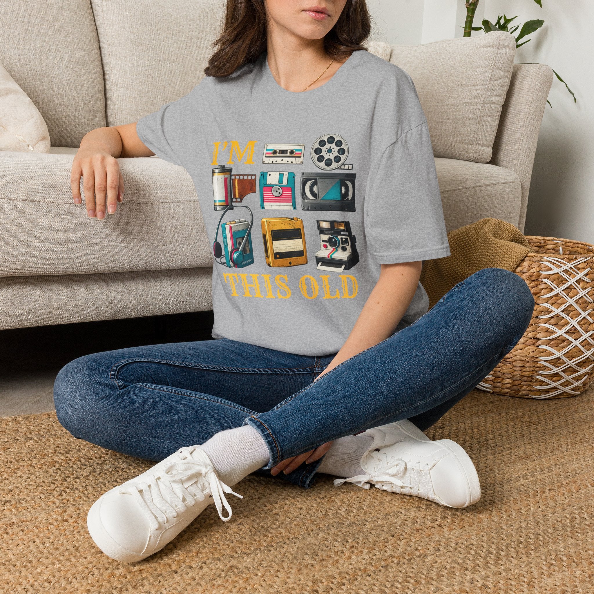 T-Shirt — “I’m This Old” Retro Vintage Tech Graphic Tee
