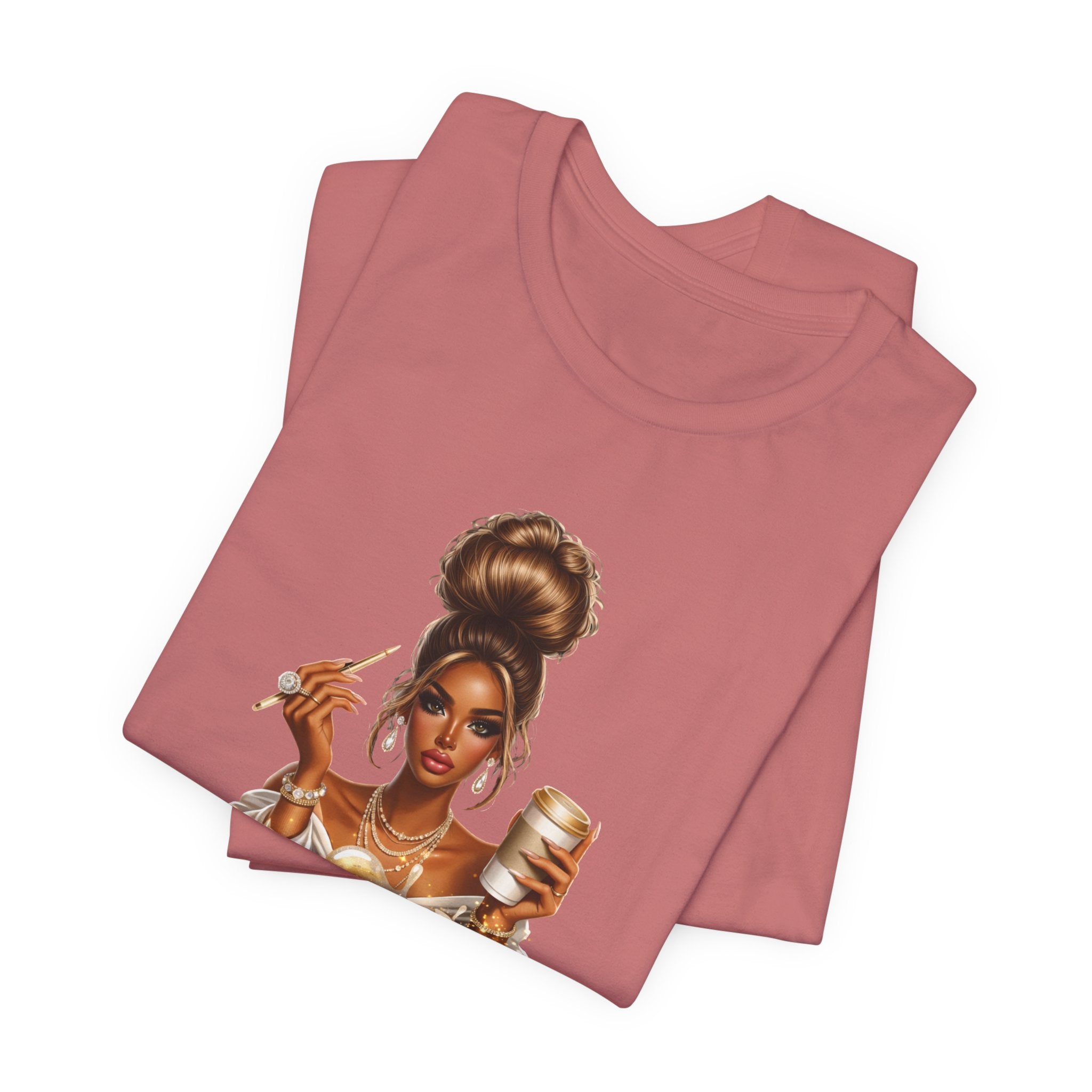 T-Shirt — "Beyond Blessed" Afro Chic Graphic Tee