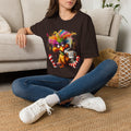 Colorful Grumpy Bird T-Shirt — Cute Moody Cartoon Tee with 'I'm Fine' Mug