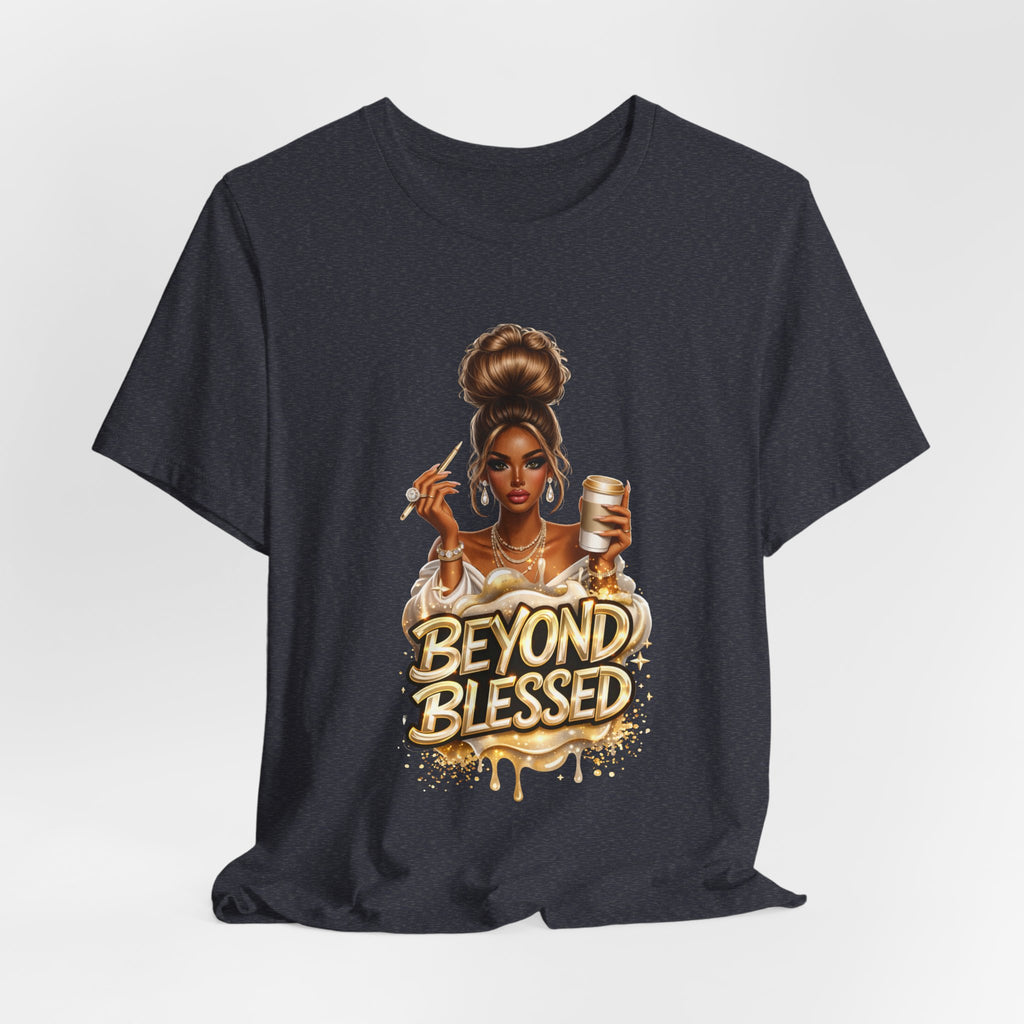 T-Shirt — "Beyond Blessed" Afro Chic Graphic Tee