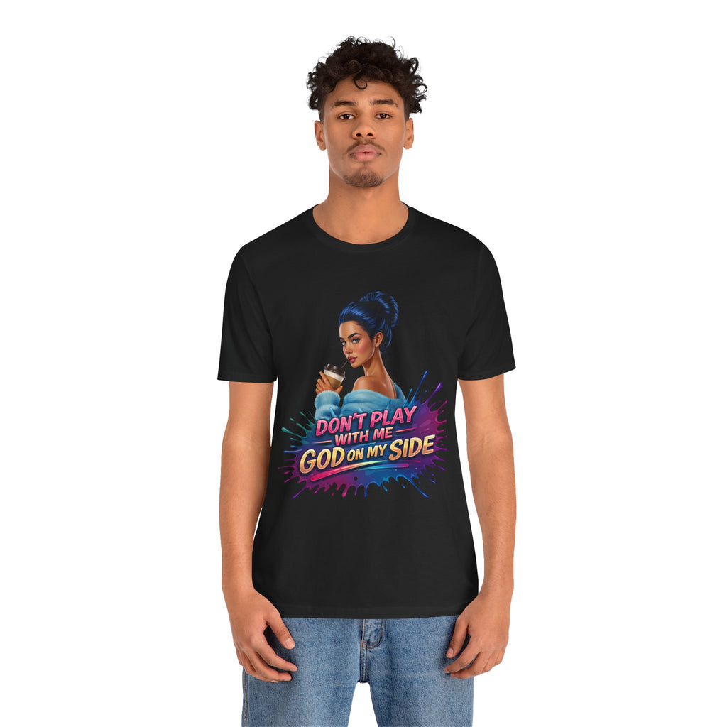 Faith Over Fear Shirt, God On My Side T Shirt, Christian Graphic Tee, Inspirational Faith Apparel