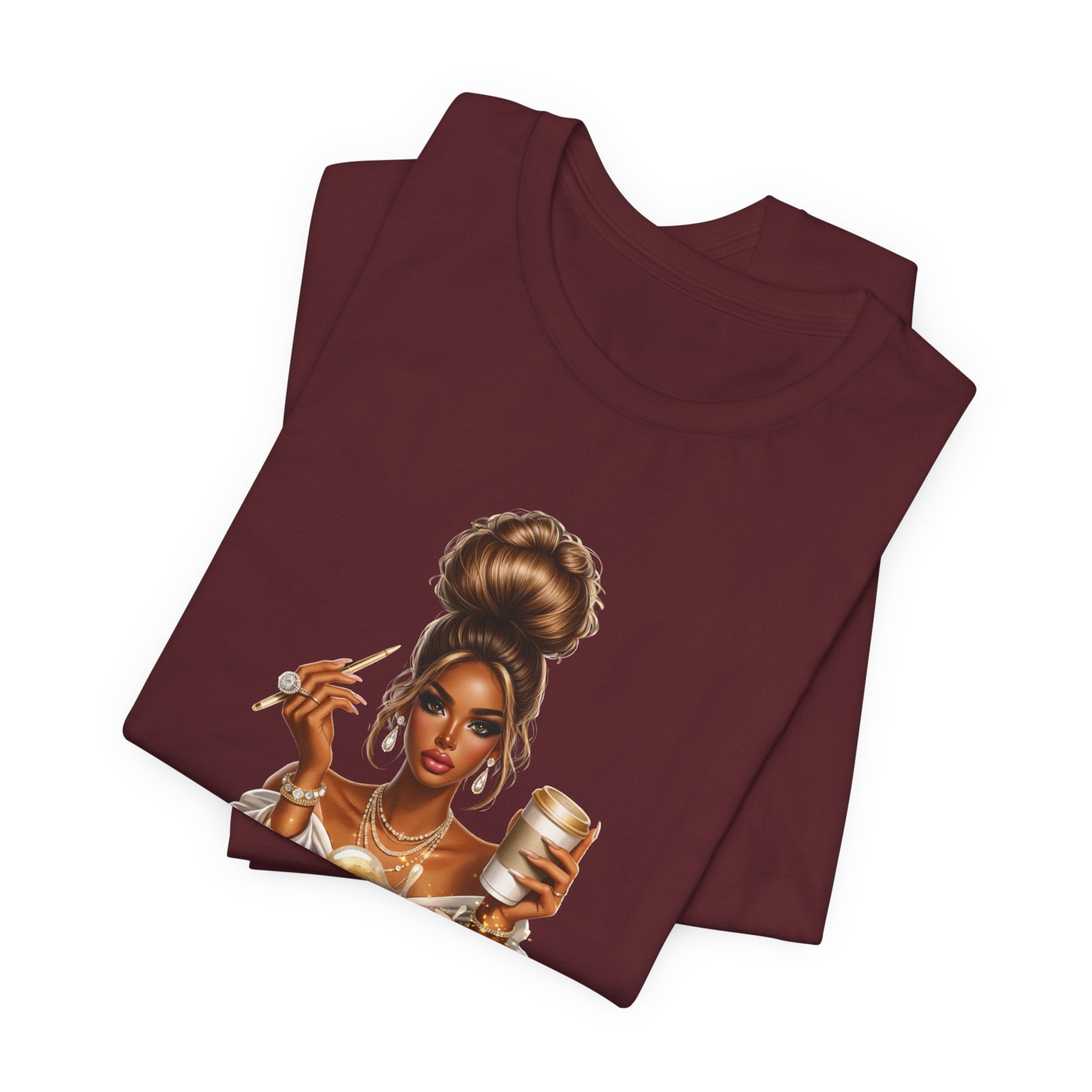 T-Shirt — "Beyond Blessed" Afro Chic Graphic Tee