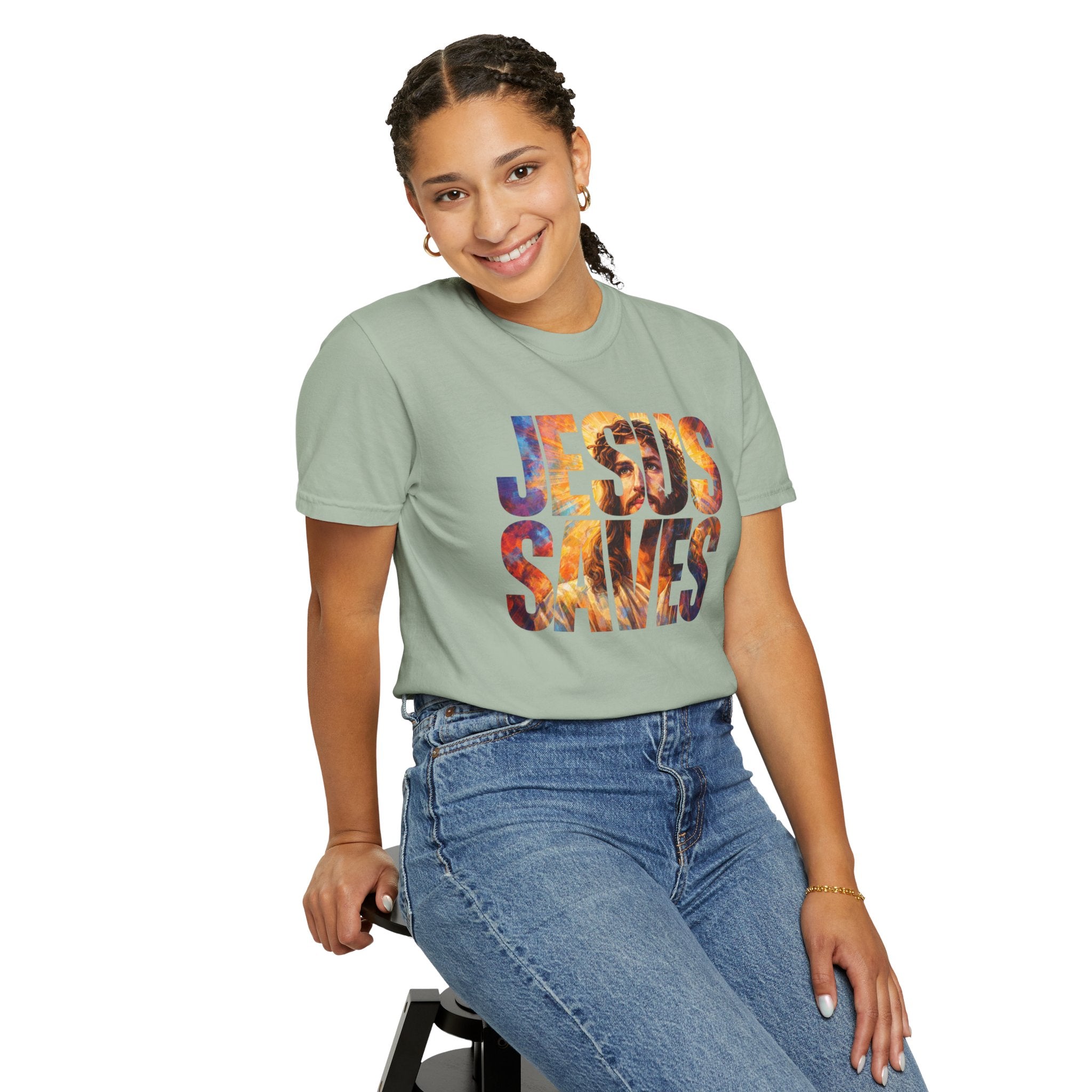 Jesus Saves T-Shirt — Christian Faith Graphic Tee