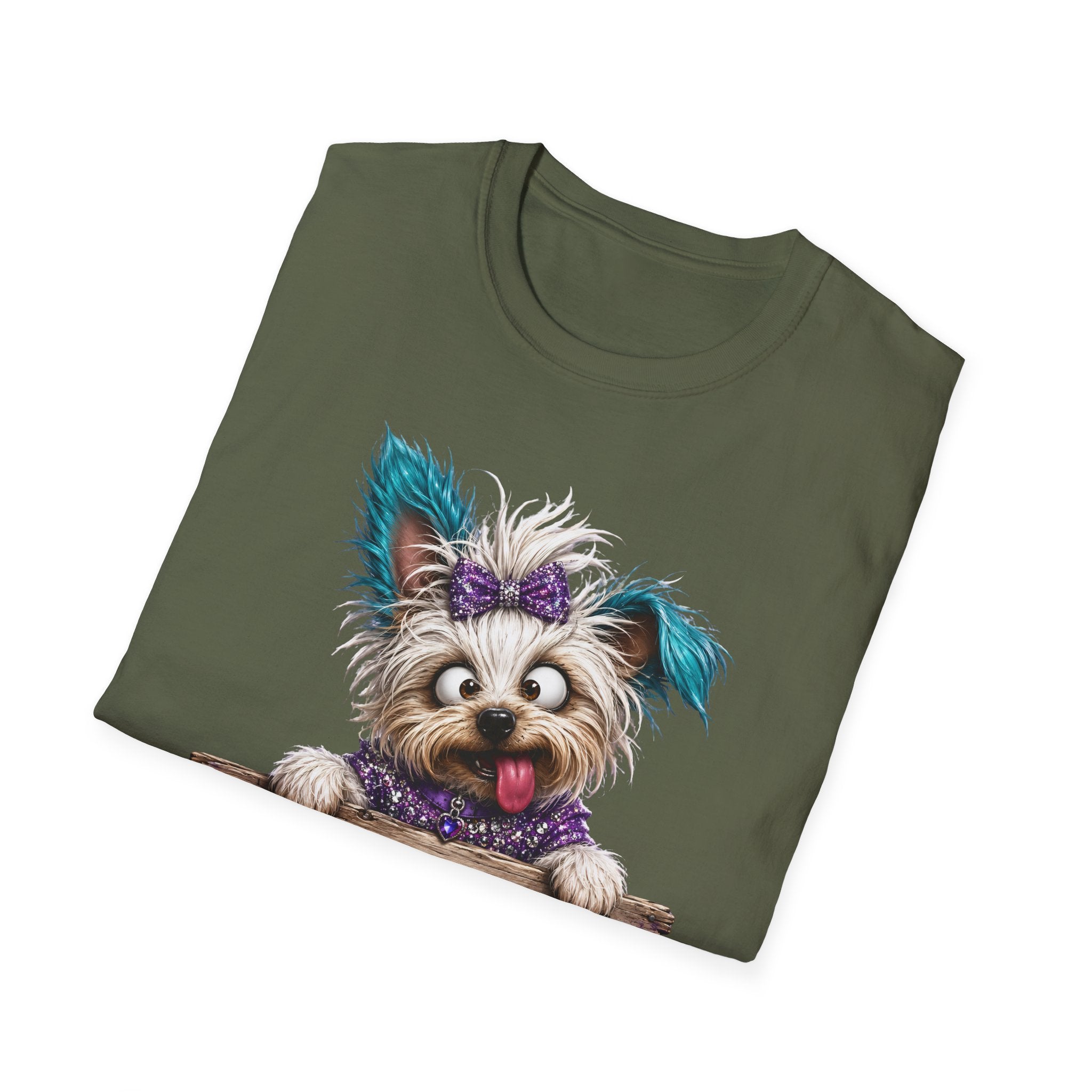 I Always Carry a Crazy With Me T-Shirt — Cute Dog Graphic Tee for Dog Lovers