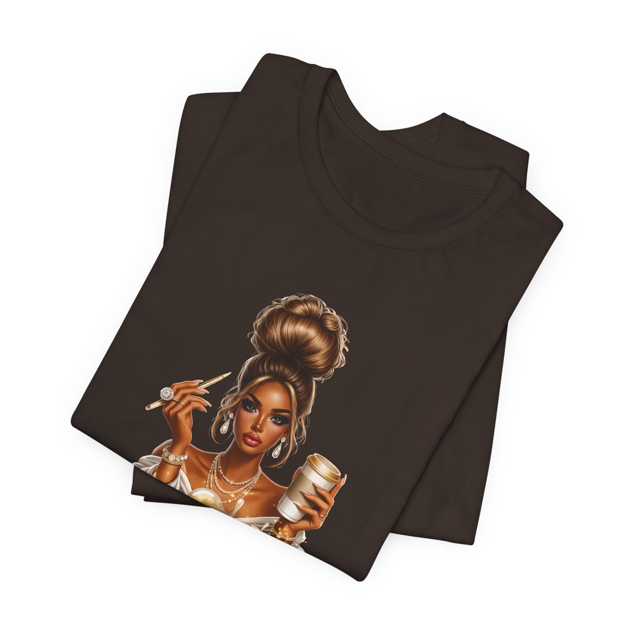 T-Shirt — "Beyond Blessed" Afro Chic Graphic Tee
