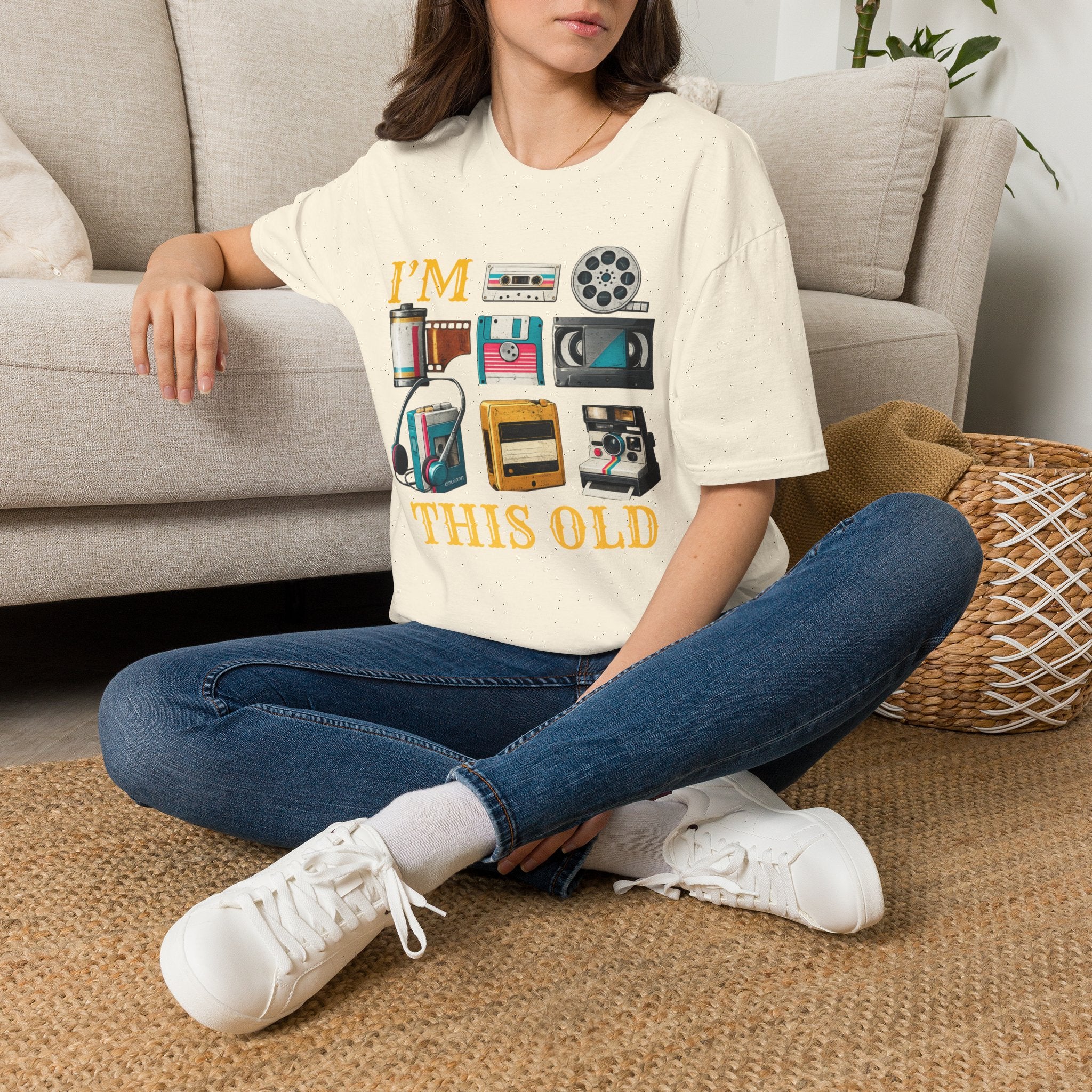T-Shirt — “I’m This Old” Retro Vintage Tech Graphic Tee