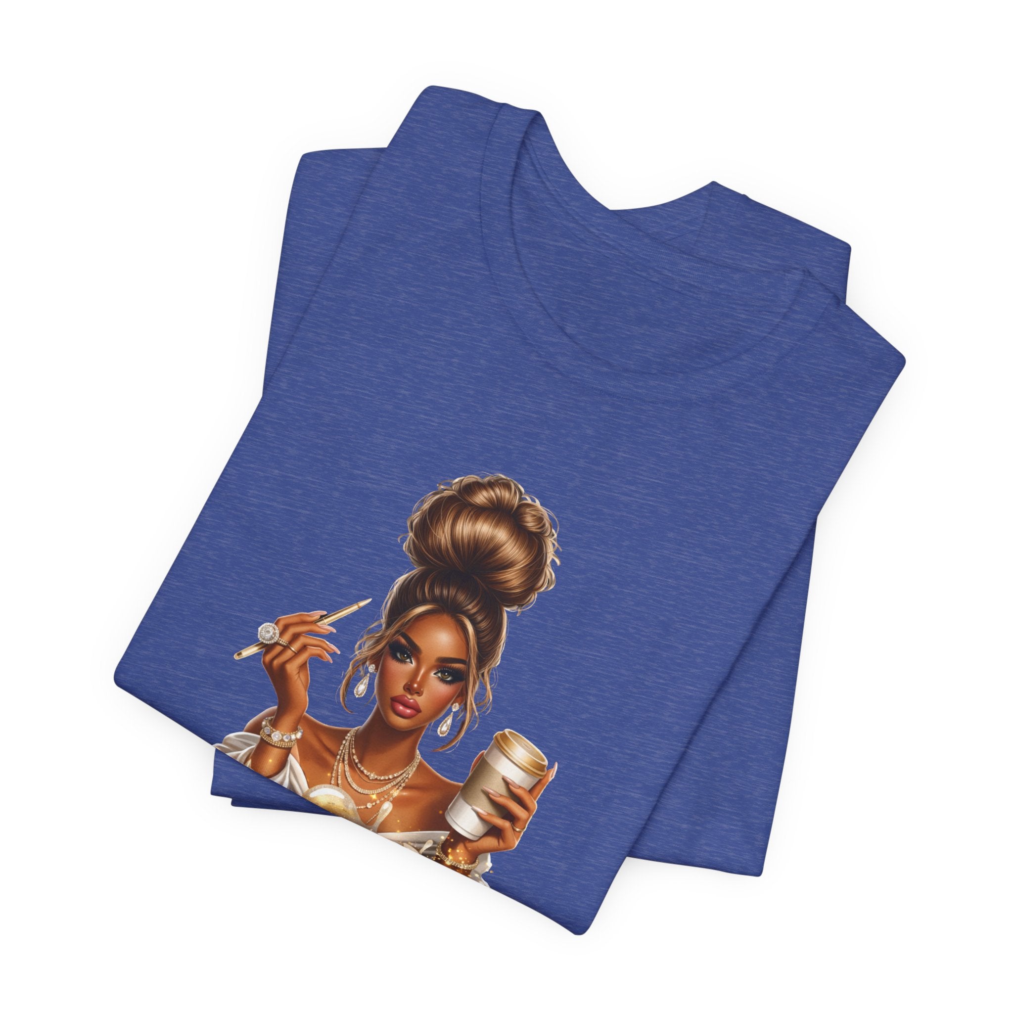 T-Shirt — "Beyond Blessed" Afro Chic Graphic Tee