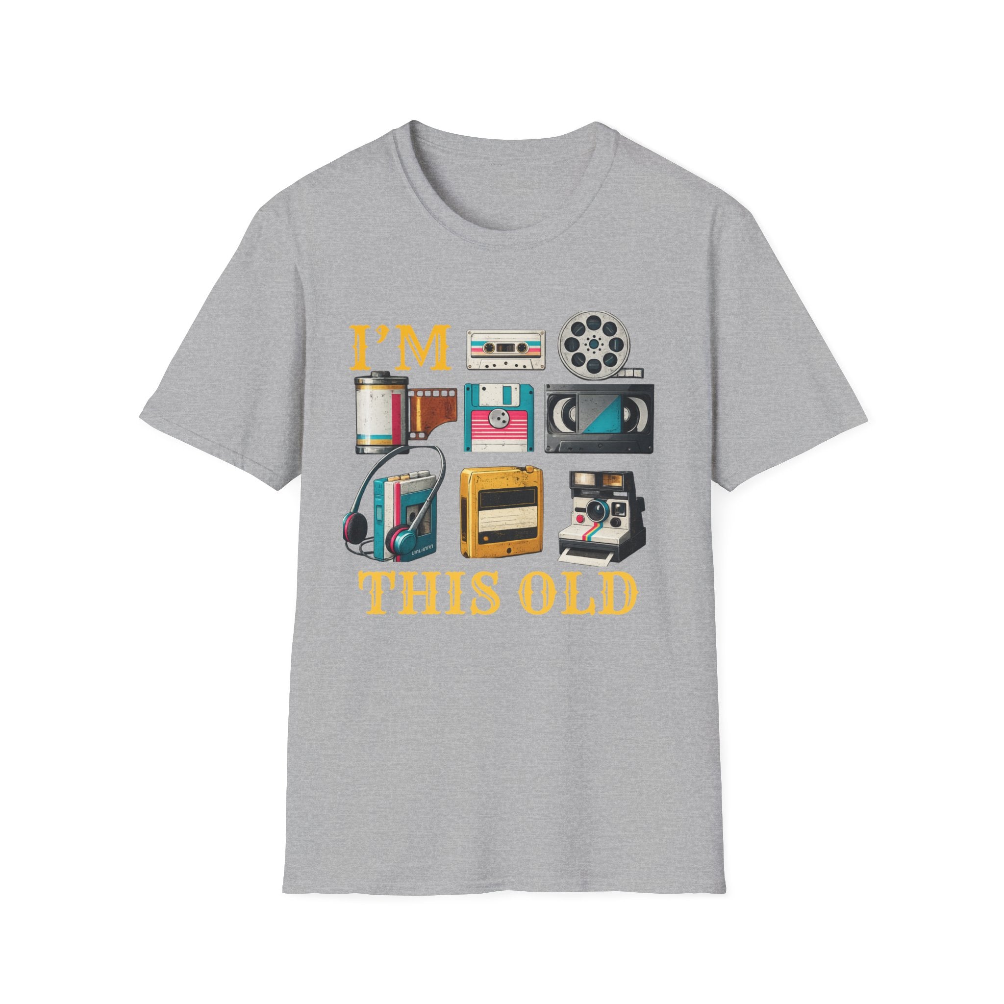 T-Shirt — “I’m This Old” Retro Vintage Tech Graphic Tee