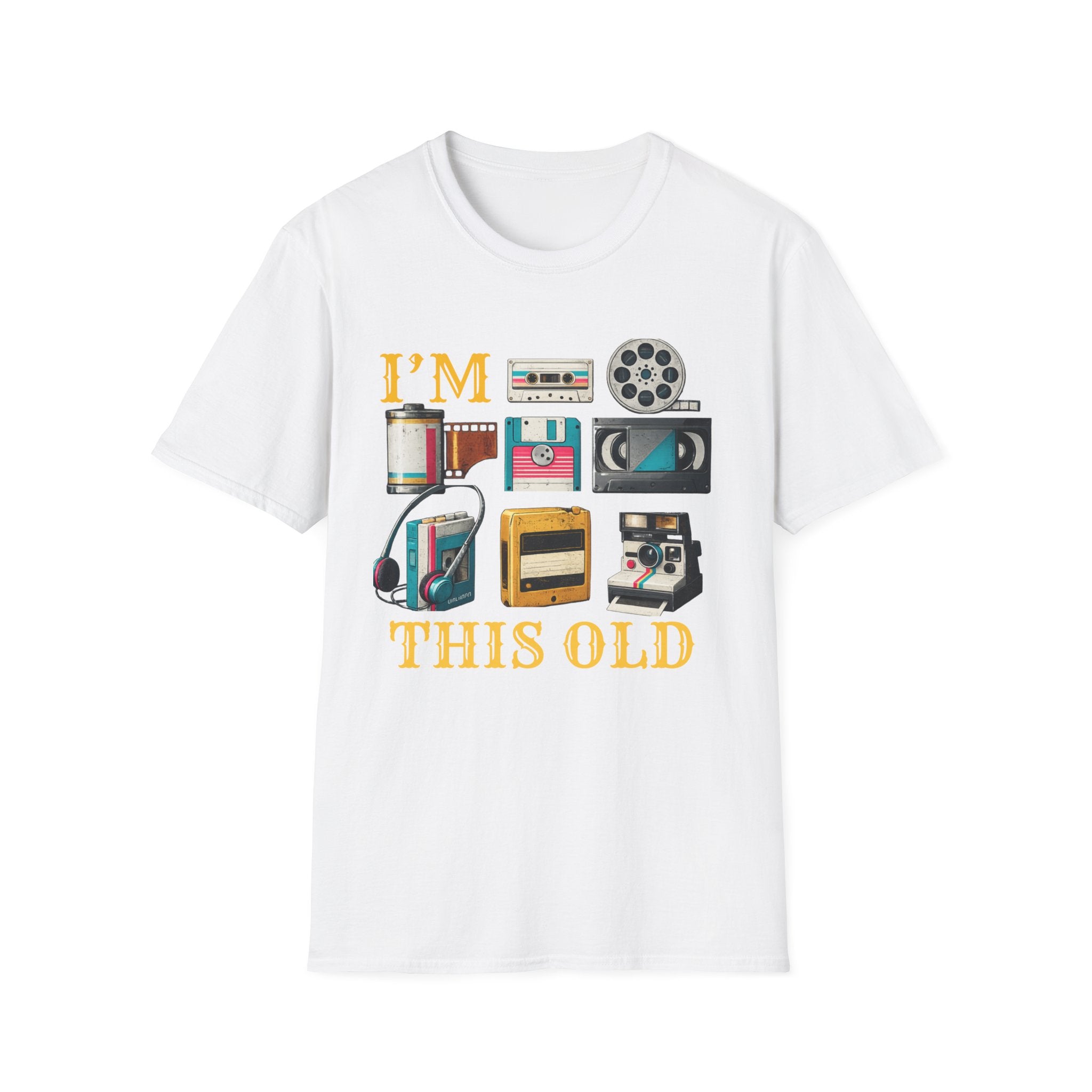T-Shirt — “I’m This Old” Retro Vintage Tech Graphic Tee